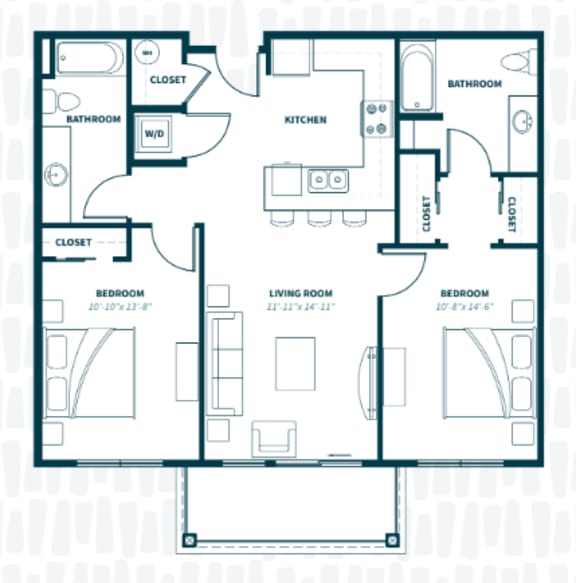 Floor Plans of Wellstone at Bridgeport in Lakewood, WA